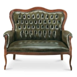 Wohnen Küchenbänke|Esszimmerbänke*Chesterfield Polsterbank in Dunkelgrün Magari & Nussbaum