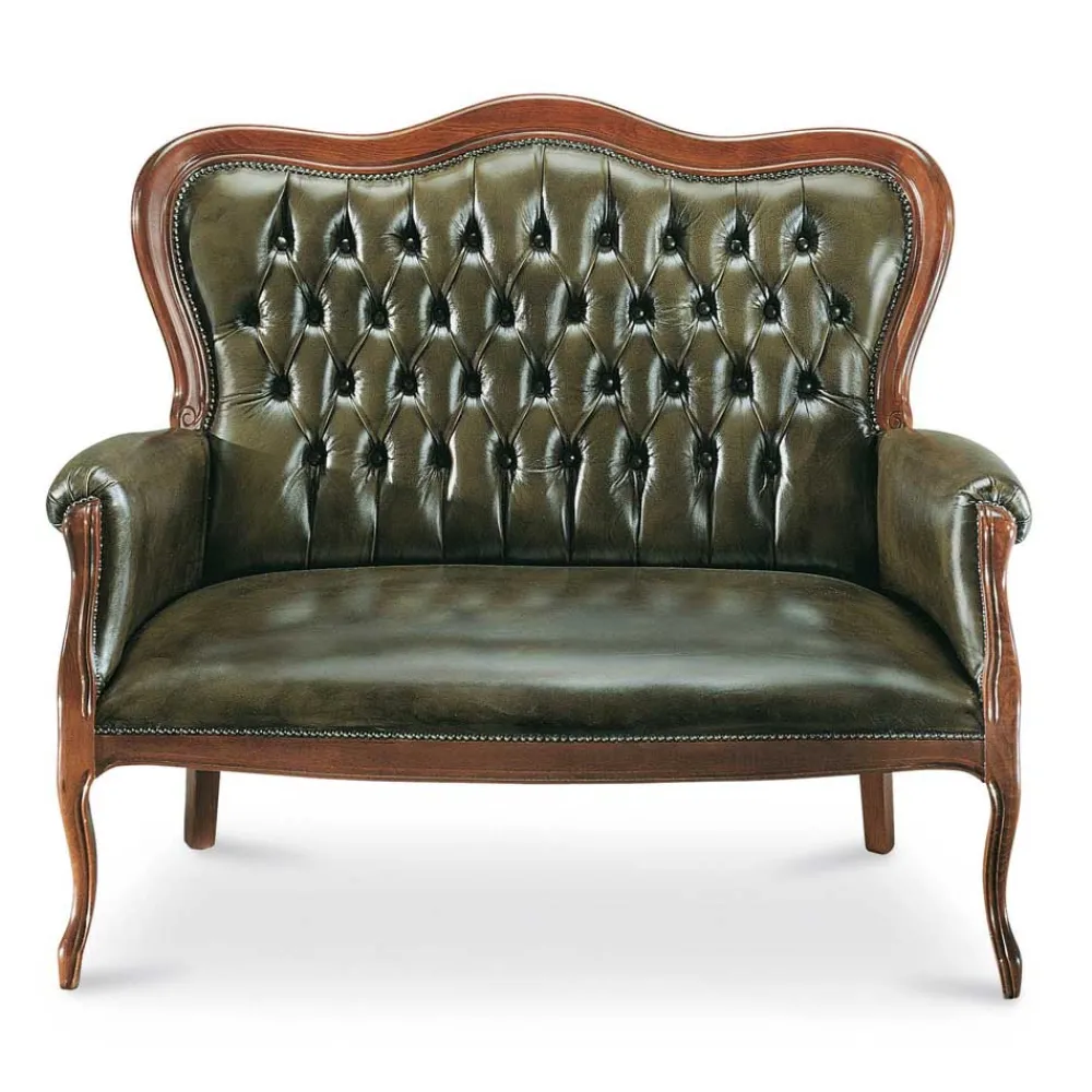 Wohnen Küchenbänke|Esszimmerbänke*Chesterfield Polsterbank in Dunkelgrün Magari & Nussbaum