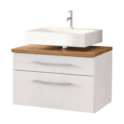 Wohnen 60cm Beckenschrank für die Wand - Enwicos (zweiteilig)