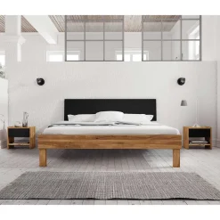 Wohnen 190cm Bettgestell mit Nachttischen - Olbysca (dreiteilig)