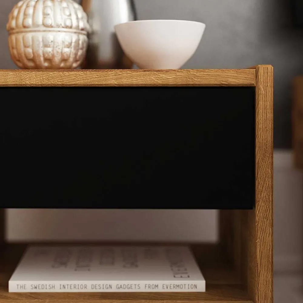 Wohnen 190cm Bettgestell mit Nachttischen - Olbysca (dreiteilig)