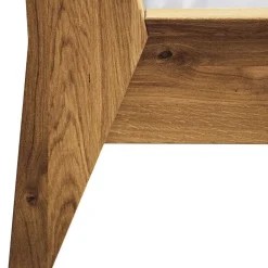 Wohnen Braune Möbel|Betten*190cm Bettrahmen aus Holz Wildeiche massiv - Hardus