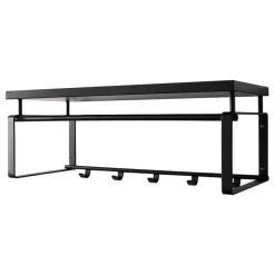 Wohnen Bürogarderoben*70cm breite Garderobe in Schwarz - Satroni I