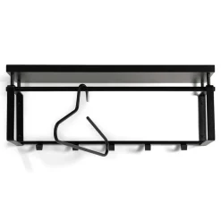 Wohnen Bürogarderoben*70cm breite Garderobe in Schwarz - Satroni I