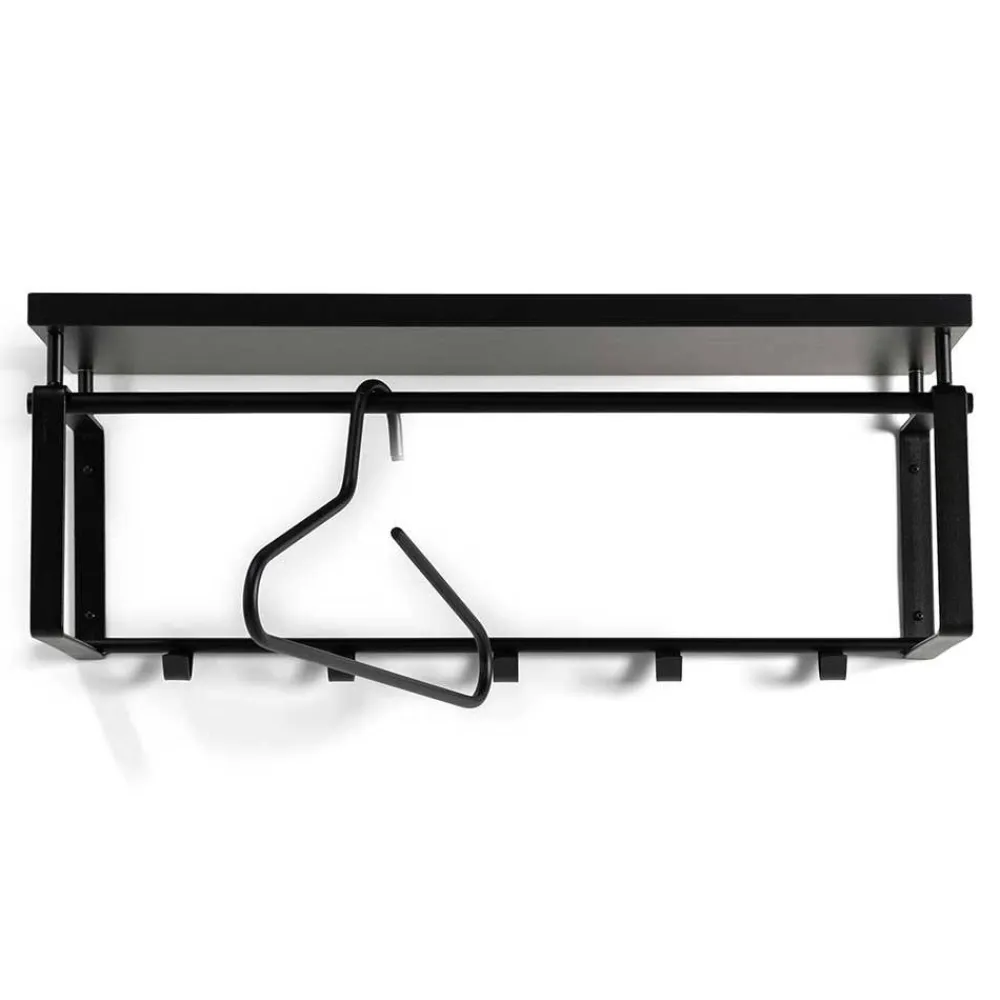 Wohnen Bürogarderoben*70cm breite Garderobe in Schwarz - Satroni I