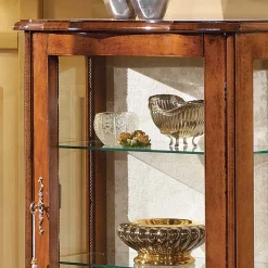 Wohnen 60cm breite Vitrine Barock Agosto 1-türig