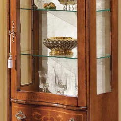 Wohnen 60cm breite Vitrine Barock Agosto 1-türig