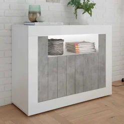 Wohnen 110cm breite Wohnzimmer Kommode zweifarbig - Niris
