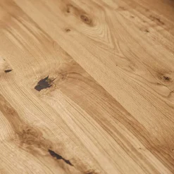 Wohnen Massivholzmöbel|Esszimmertische*90cm breiter Esstisch mit Platte Wildeiche - Mandirov