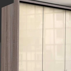 Wohnen Weiße Möbel|Jugendzimmerschränke*150cm breiter Kleiderschrank mit sechs Schubladen - Membres