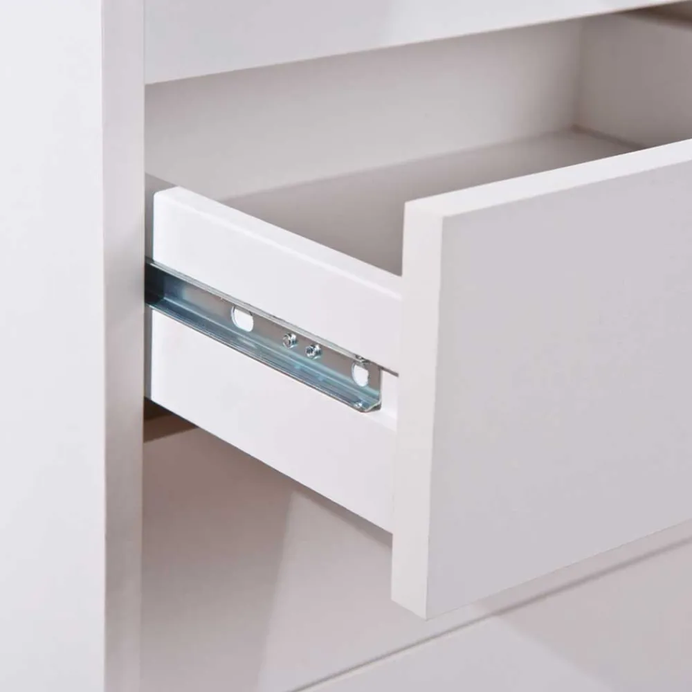 Wohnen Rollcontainer*40cm breiter Rollcontainer mit vier Schubladen - Gomata