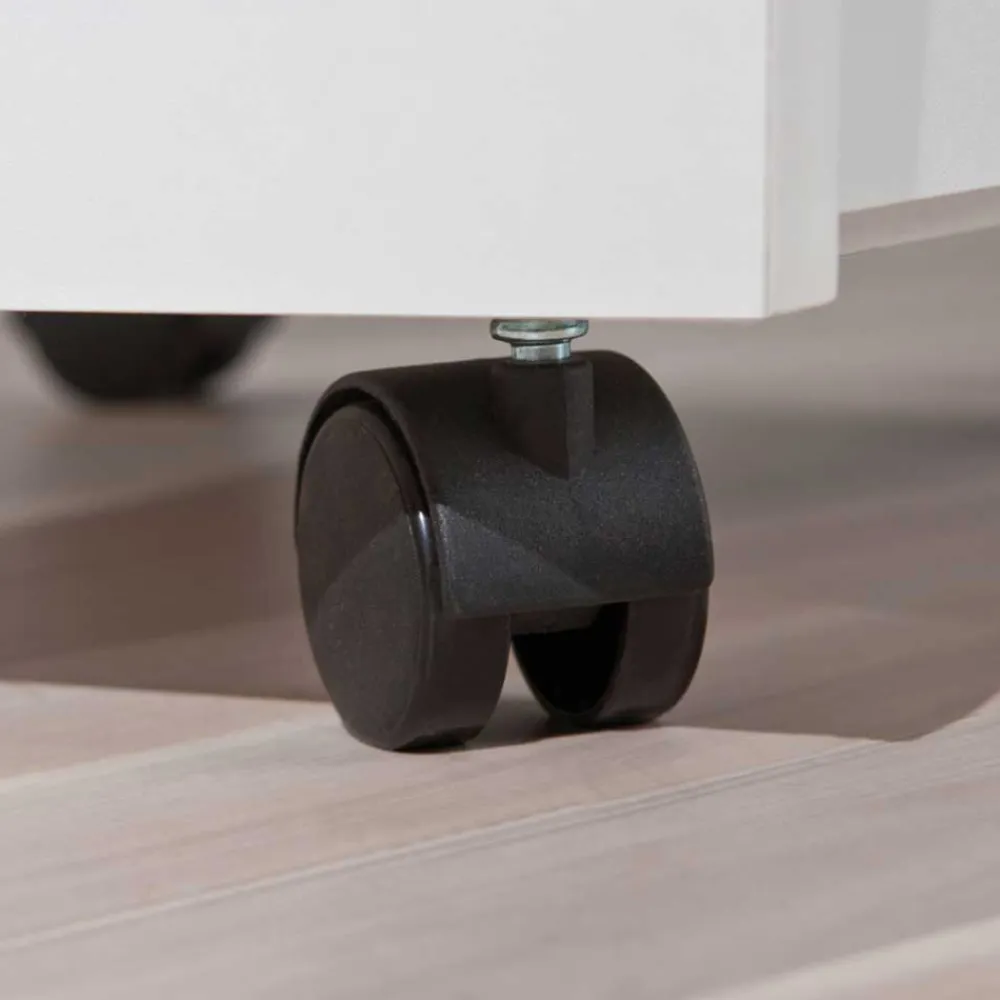 Wohnen Rollcontainer*40cm breiter Rollcontainer mit vier Schubladen - Gomata