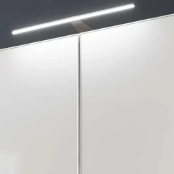 Wohnen 198cm breiter Schrank in Weiß & Hellgrau - Pascan