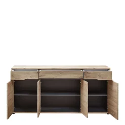 Wohnen 185cm breites Sideboard in Wildeiche Holzdekor - Zelio