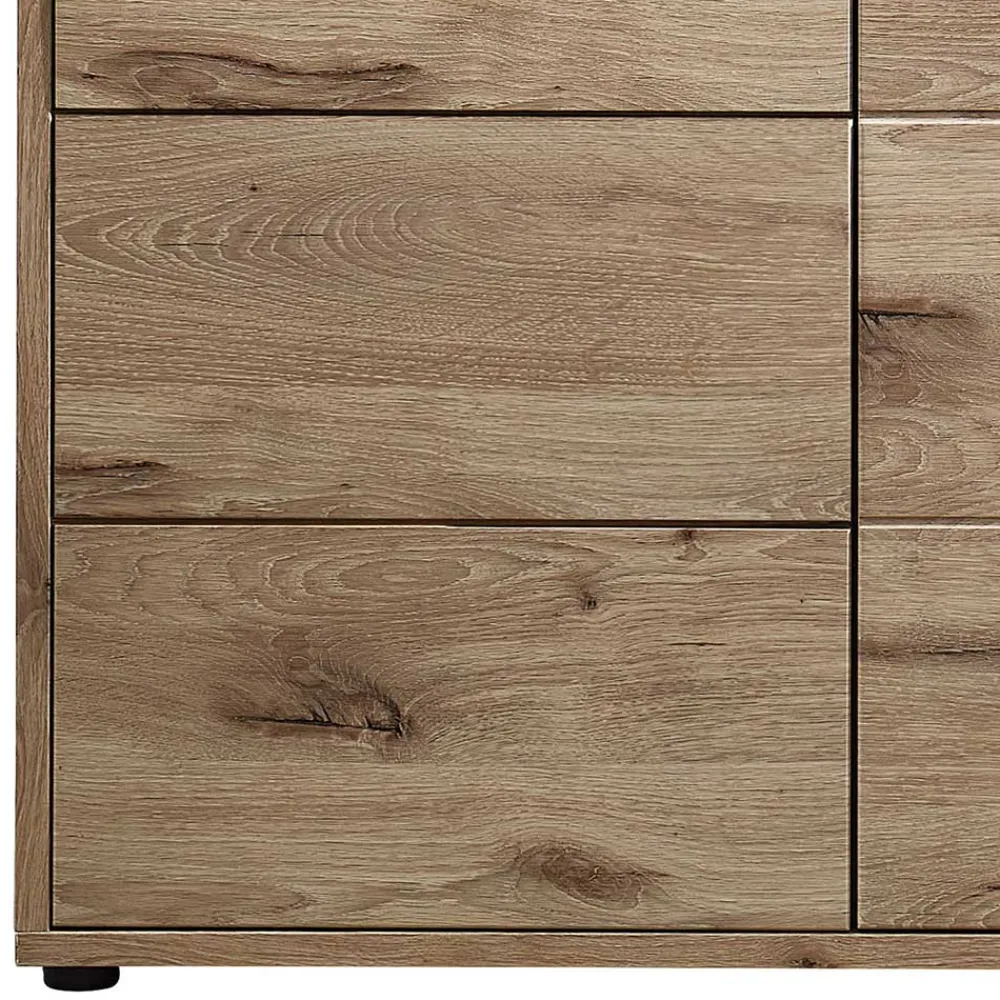 Wohnen 185cm breites Sideboard in Wildeiche Holzdekor - Zelio