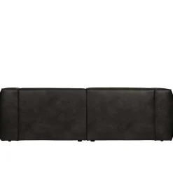 Wohnen 246cm breites 3-Sitzer Sofa in Schwarz - Haenja