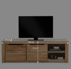Wohnen Sideboards & Kommoden|Sideboards & Kommoden*160cm breites TV Lowboard mit Doppeltür - Nelenia