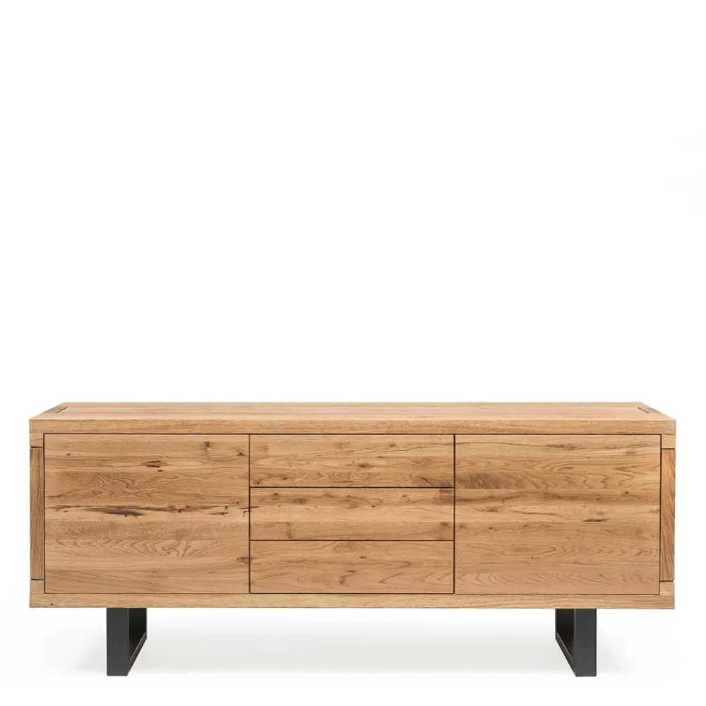 Wohnen 180cm Eiche Sideboard mit U-Gestell - Ventida