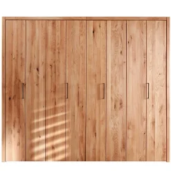 Wohnen Kleiderschränke|Kleiderschränke*246cm Falttüren-Kleiderschrank Wildeiche - Mascadona