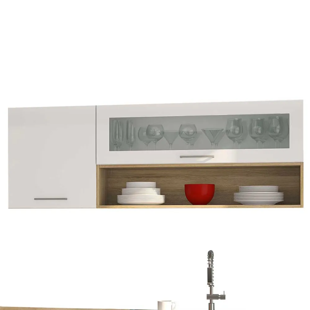 Wohnen 300cm Fertige Küche ohne Einbaugeräte - Cuneo (achtteilig)