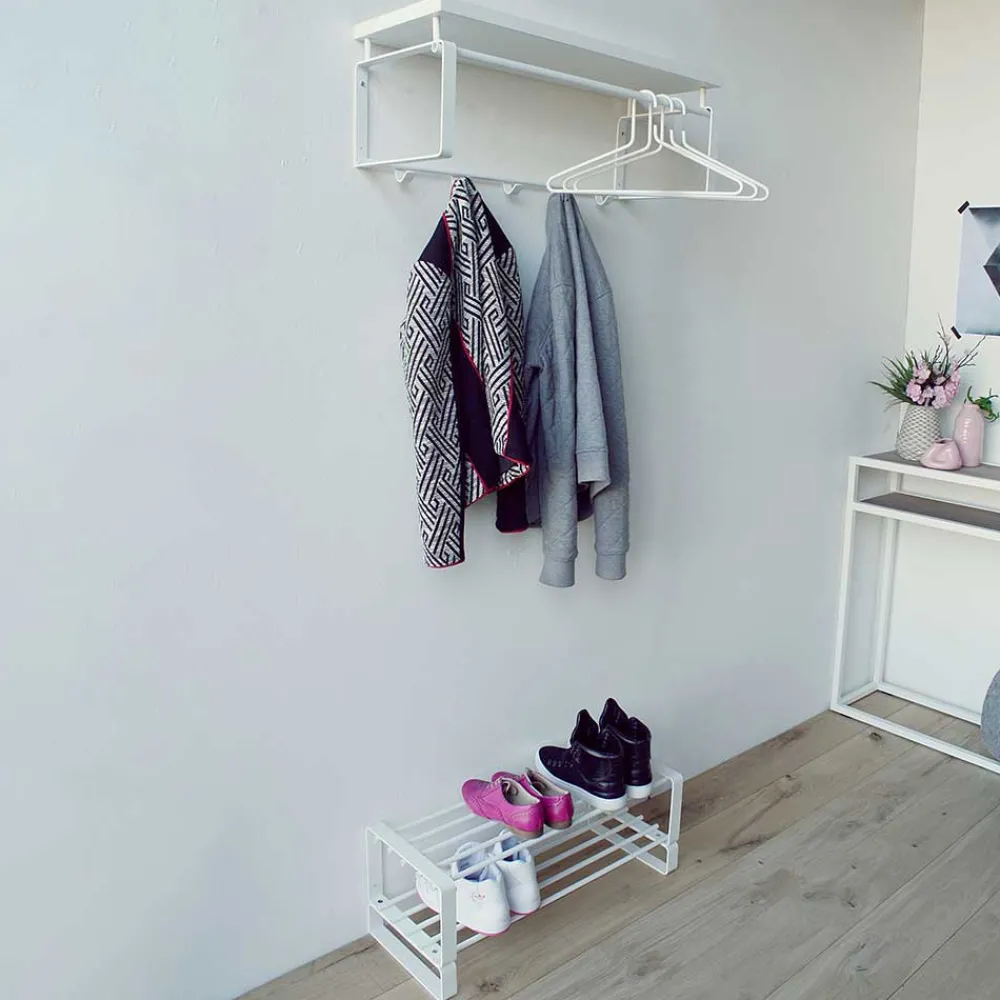 Wohnen Garderoben|Garderoben*70cm Garderoben Ausstattung in Weiß - Torosma (zweiteilig)