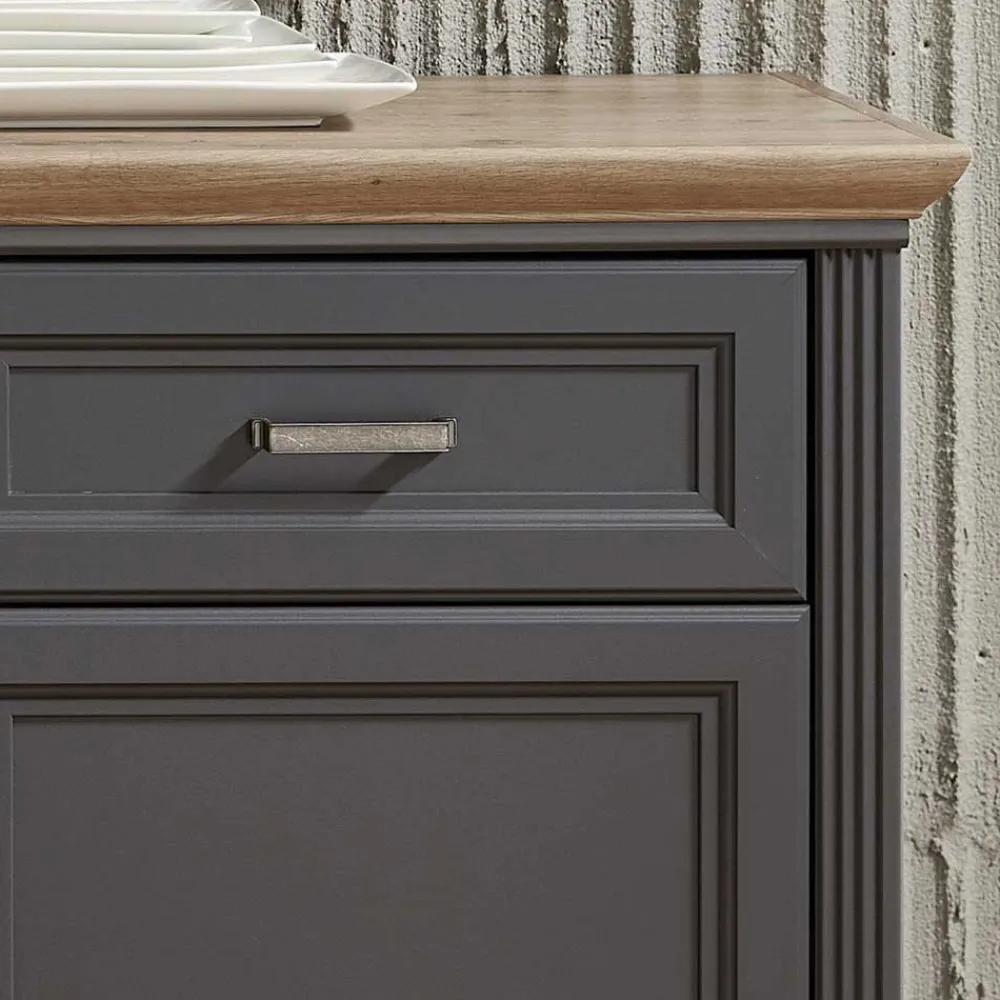 Wohnen 102cm hohe Kombi-Kommode im Country Style - Thumbs