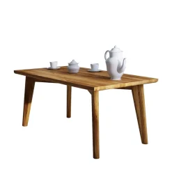 Wohnen 48cm hoher Holz Couchtisch aus Wildeiche - Eavy