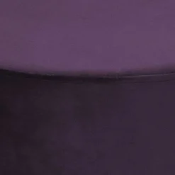Wohnen 42cm hoher Rundhocker mit Samt in Violett - Elvadia
