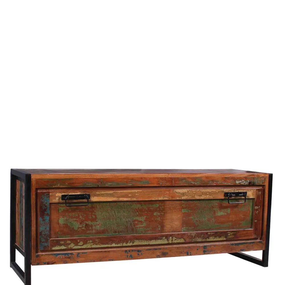 Wohnen 50cm hoher Schuhschrank im Shabby Chic - Ensley