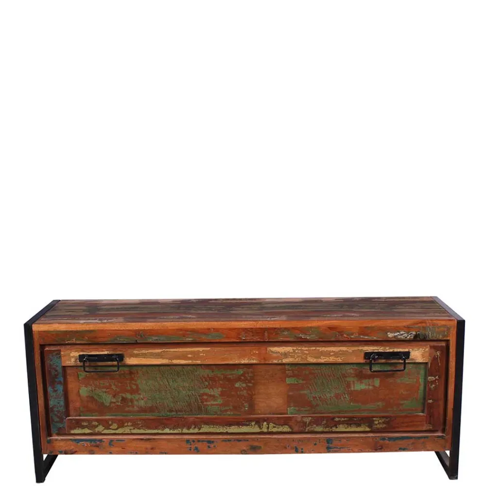 Wohnen 50cm hoher Schuhschrank im Shabby Chic - Ensley