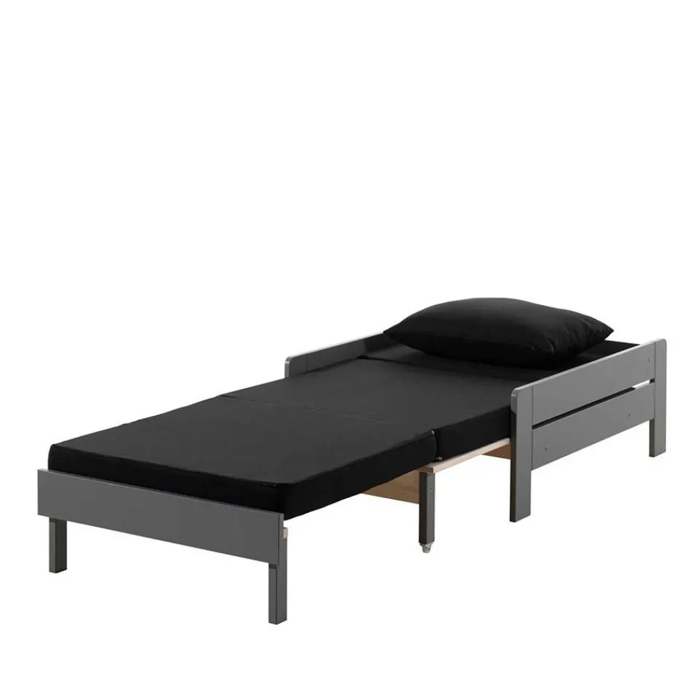 Wohnen Kinderzimmer Komplett|Kindermöbel*190cm hohes Hochbett & Schlafsessel Set - Manitoba (zweiteilig)