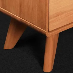 Wohnen 40cm hohes Lowboard in Kernbuche - Junola