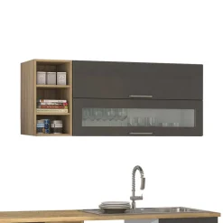 Wohnen Küche Komplett|Küchenzeilen*340cm Küchenschränke & Regale - Bozenia (zehnteilig)