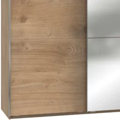 Wohnen Schränke|Kleiderschränke*300cm Kleiderschrank in Plankeneiche mit Spiegeln - Dagidoyo