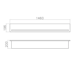 Wohnen 367cm Landhaus Anbauwand Set - Diatara (vierteilig)