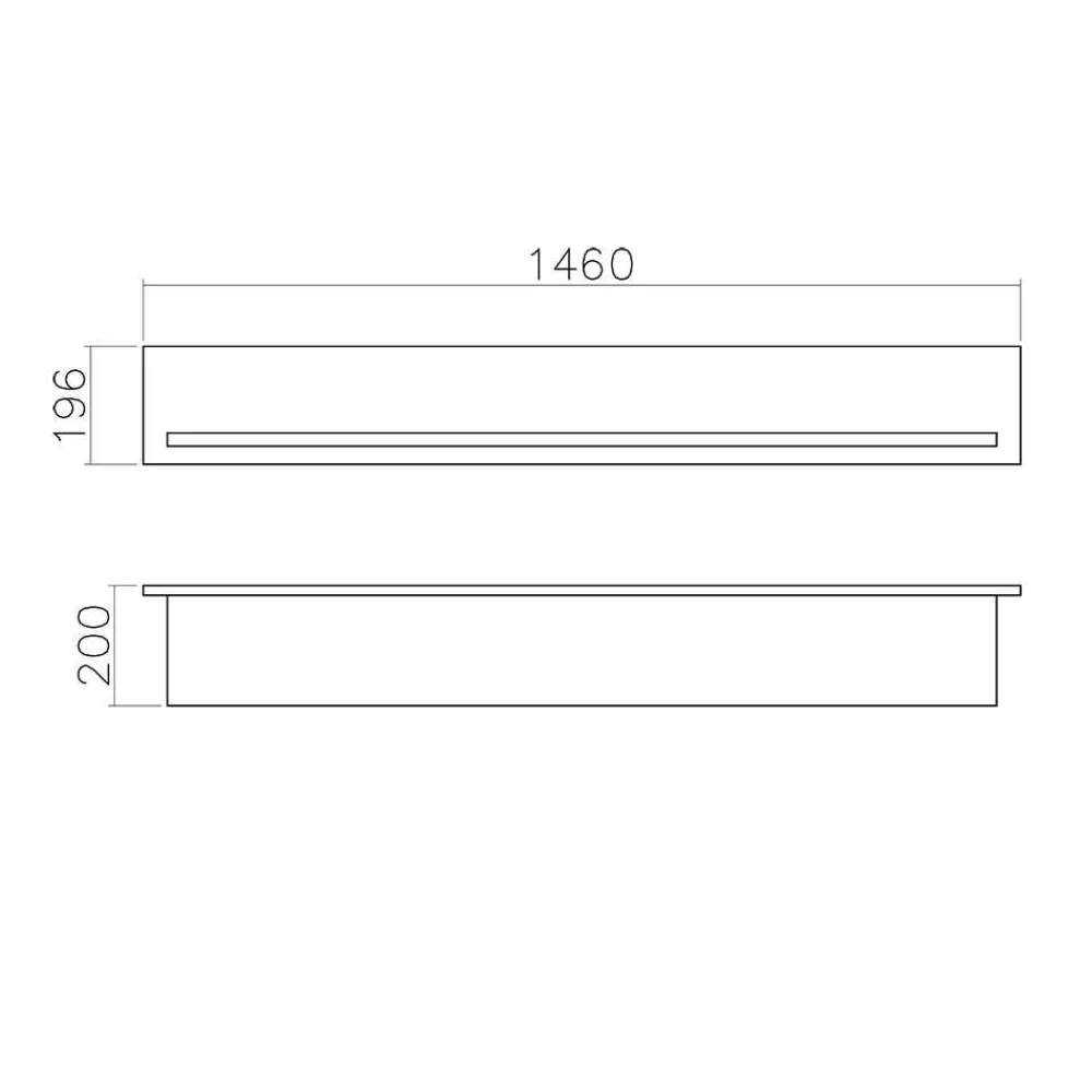 Wohnen 367cm Landhaus Anbauwand Set - Diatara (vierteilig)