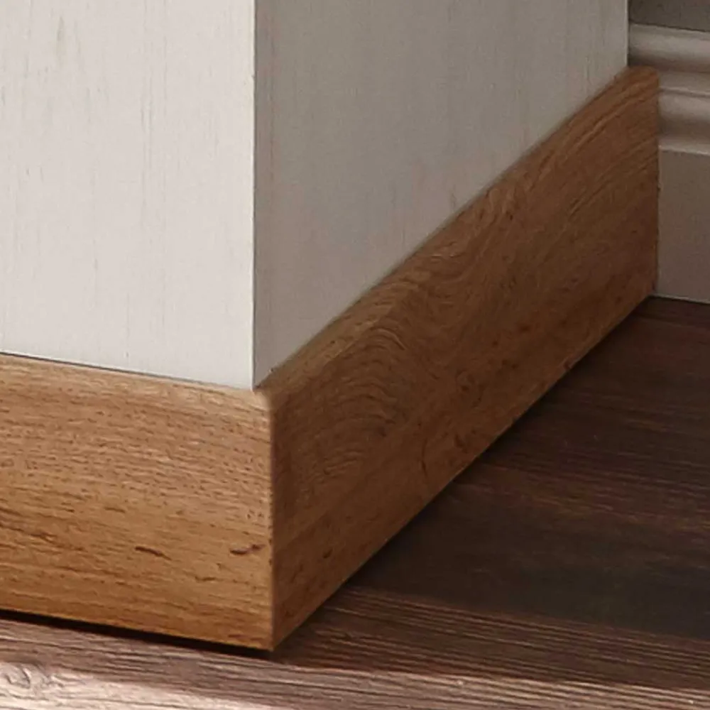 Wohnen 367cm Landhaus Anbauwand Set - Diatara (vierteilig)