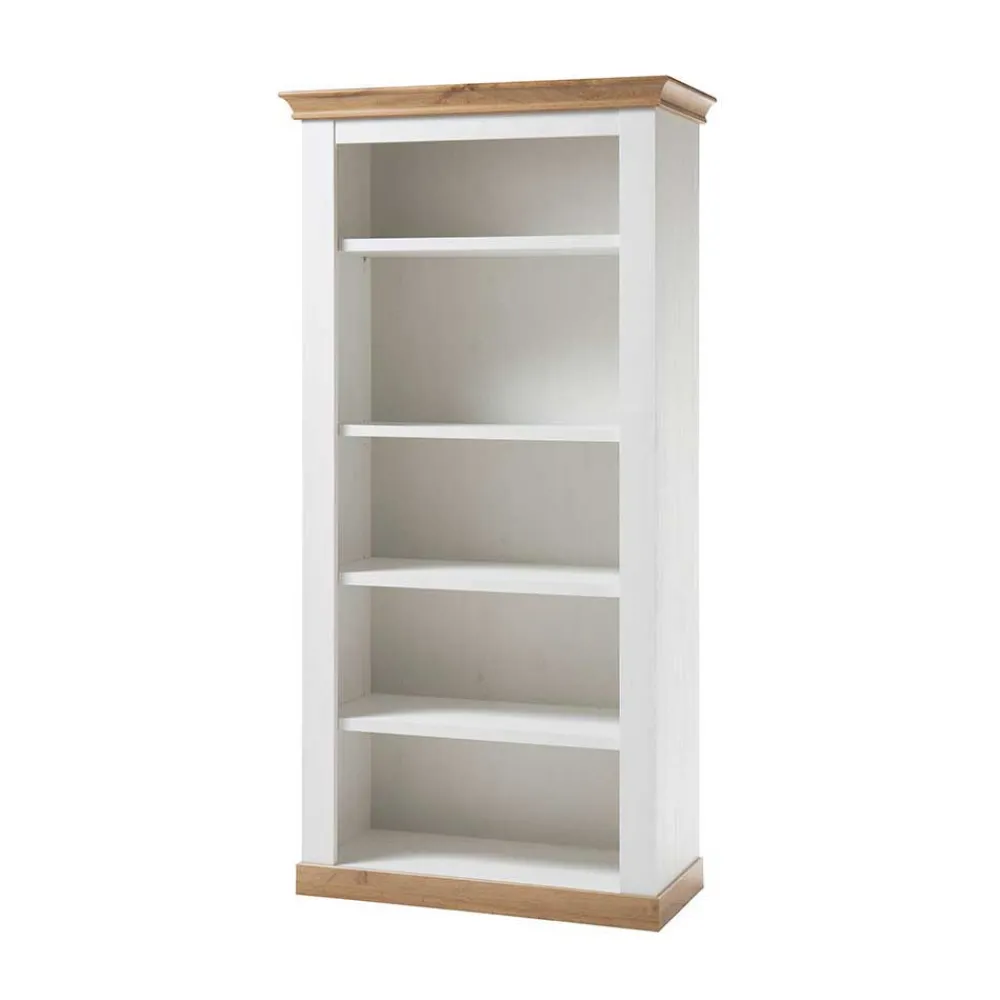 Wohnen 367cm Landhaus Anbauwand Set - Diatara (vierteilig)