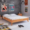 Wohnen Betten|Betten*190cm langes Kernbuche Bett ohne Kopfteil - Junola I