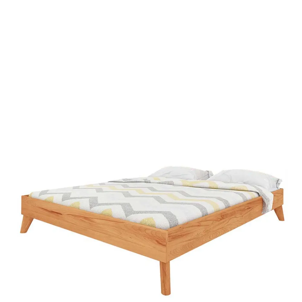 Wohnen Betten|Betten*190cm langes Kernbuche Bett ohne Kopfteil - Junola I