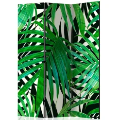 Wohnen Wohnzimmer-Regale|Paravents*172cm Paravent mit Dschungel Palmblätter Motiv - Ruberta