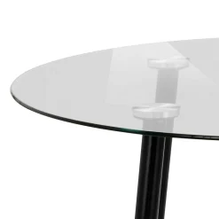 Wohnen 100cm runder Glastisch fürs Esszimmer - Cellon