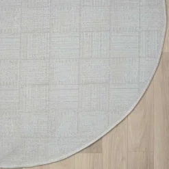 Wohnen 120cm runder Teppich mit kurzem Flor - Taomy