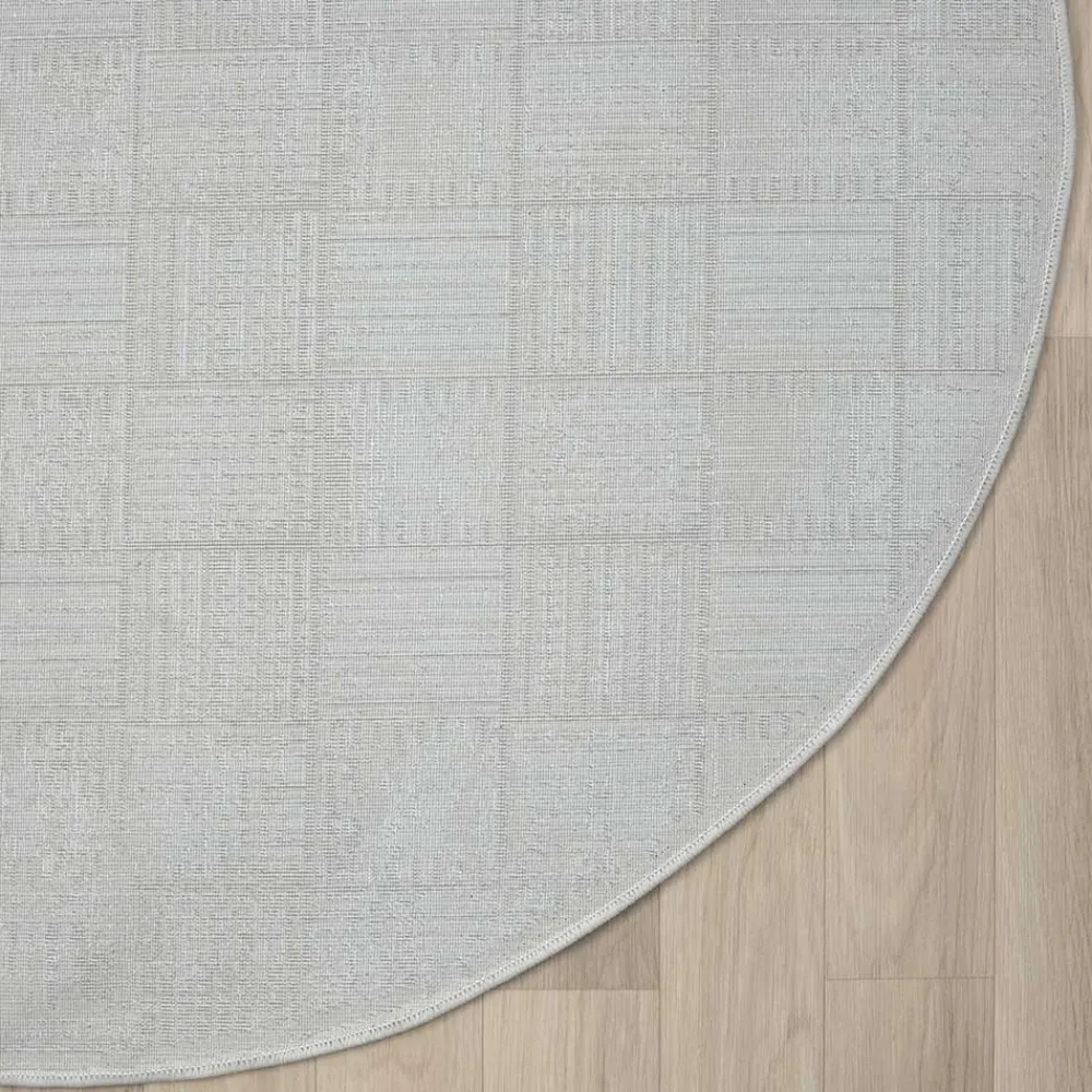 Wohnen 120cm runder Teppich mit kurzem Flor - Taomy