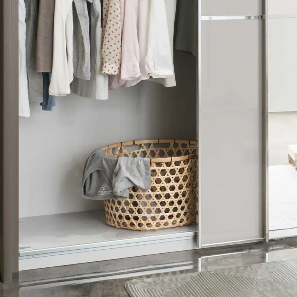 Wohnen Braune Möbel|Glasmöbel*250cm Schlafzimmer Schrank 3-türig - Bassi