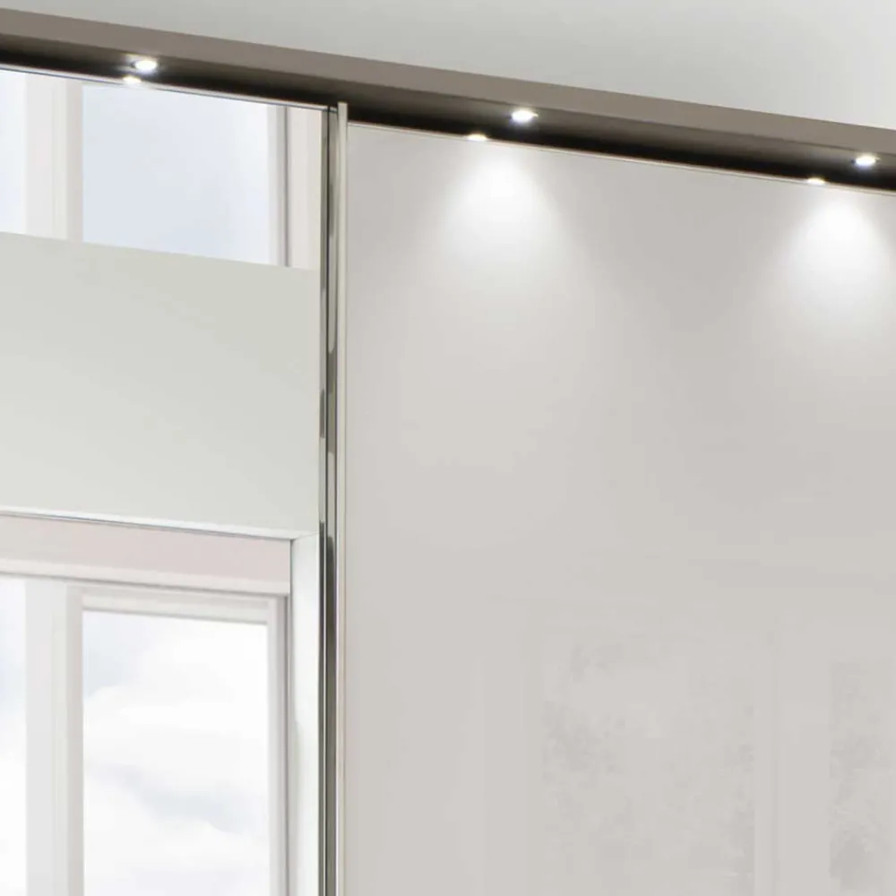 Wohnen Braune Möbel|Glasmöbel*250cm Schlafzimmer Schrank 3-türig - Bassi