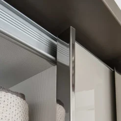 Wohnen Braune Möbel|Glasmöbel*250cm Schlafzimmer Schrank 3-türig - Bassi