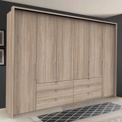 Wohnen 300cm Schlafzimmerkleiderschrank mit Holzdekor - Zayun