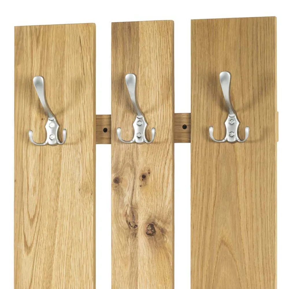 Wohnen Bürogarderoben*45cm schmale Garderobe Ravona mit Eiche Furnier