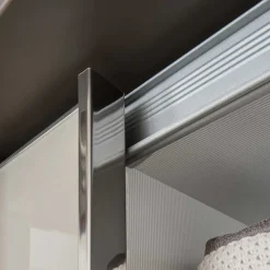 Wohnen Braune Möbel|Glasmöbel*150cm Schwebetürenschrank für Schlafzimmer - Grande